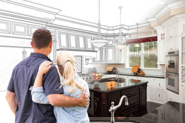Professional Kitchen Remodeling technician working in Phoenix, MD